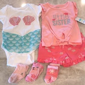 3-6 month girls summer clothes